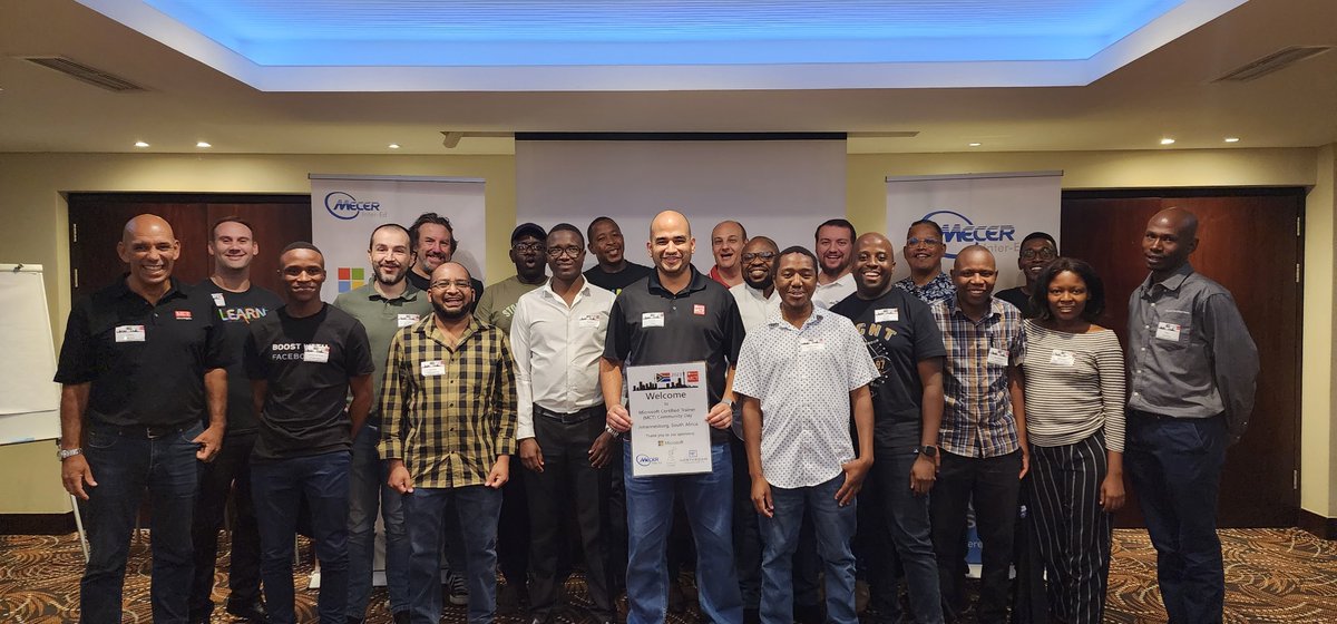 On 18/03, <a href="/glennrm/">Glenn Morris</a> and I hosted the very first Microsoft Certified Trainer (MCT) Community Day at City Lodge OR Tambo International Airport. We had great discussions and learnt a lot from the Data &amp; AI Train-The-Trainer. Thanks to all sponsors. #MCTBuzz #MicrosoftCertifiedTrainer