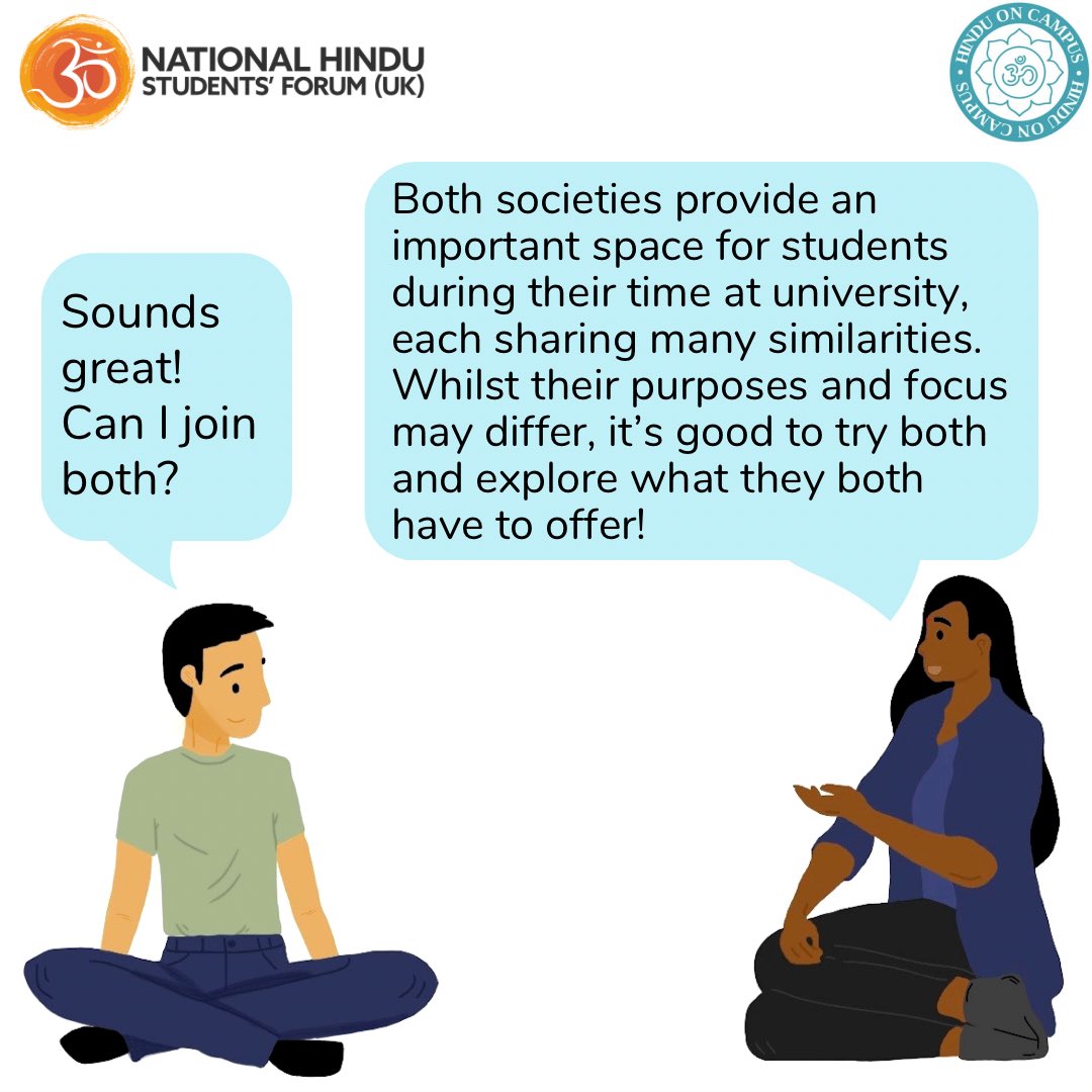 nhsf_uk: With anti-Hindu and anti-India sentiments on campuses on the rise, these two students societies can work together and combat prejudice where they see it 💪

NHSF (UK) is your home away from home 🕉
