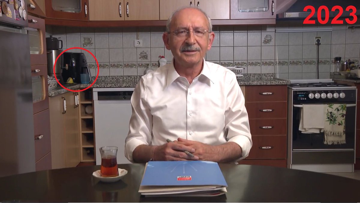 Kılıçdaroğlu ailesinin mutfağına Airfryer eklendi.