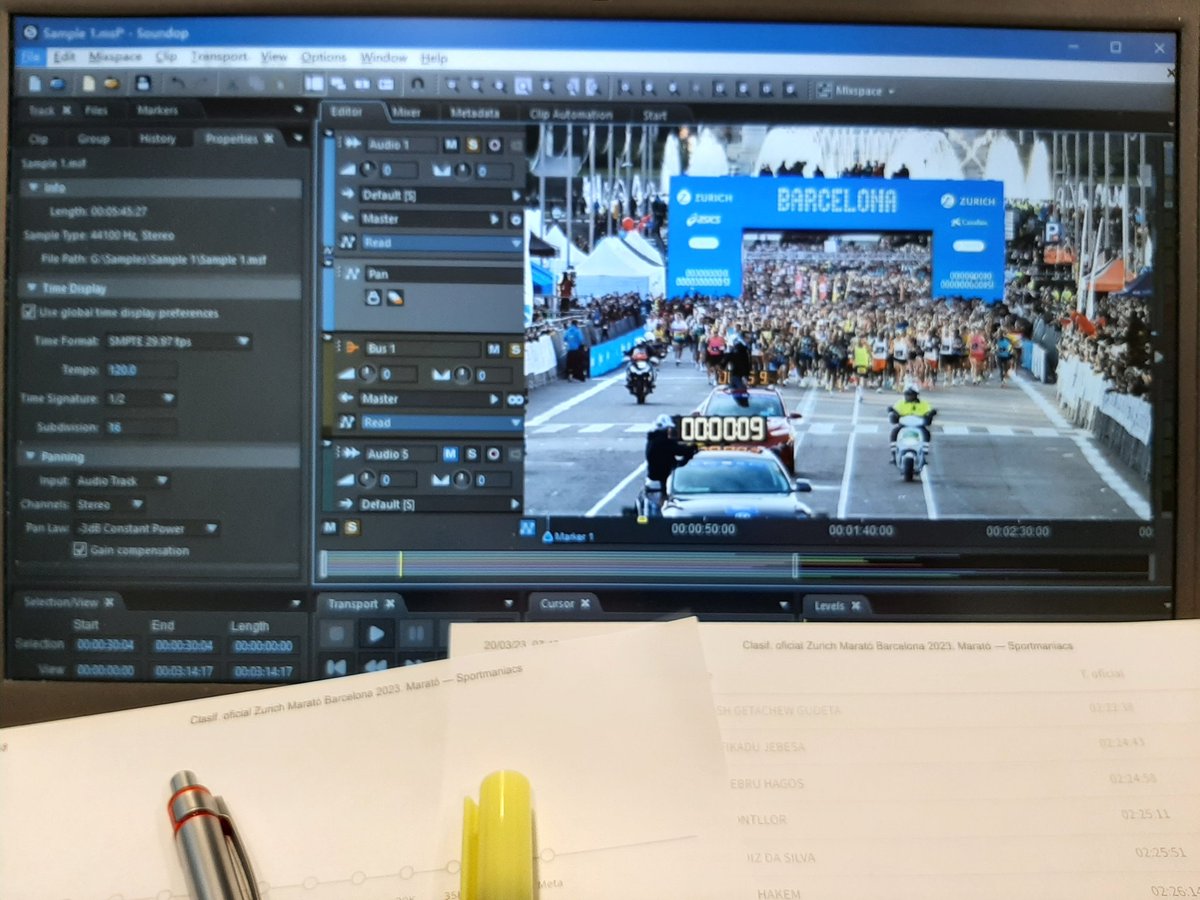 AlbRigamonti's tweet image. #Highlights Zurich Marathon Barcelona for #EurovisionServices