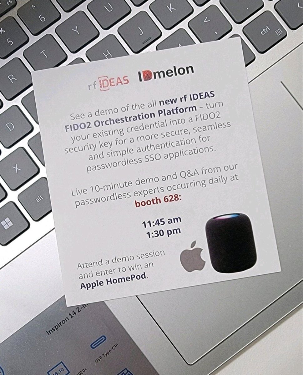 IDmelonTech's tweet photo. If you are also at the #Gartner IAM Summit in Texas, please visit IDmelon at booth #628. #IDmelon and @rfIDEAS partnership has made #FIDO implementation in organizations easy, fast, and cost-efficient.
#security #cybersecurity https://t.co/YIr2sRxbcb