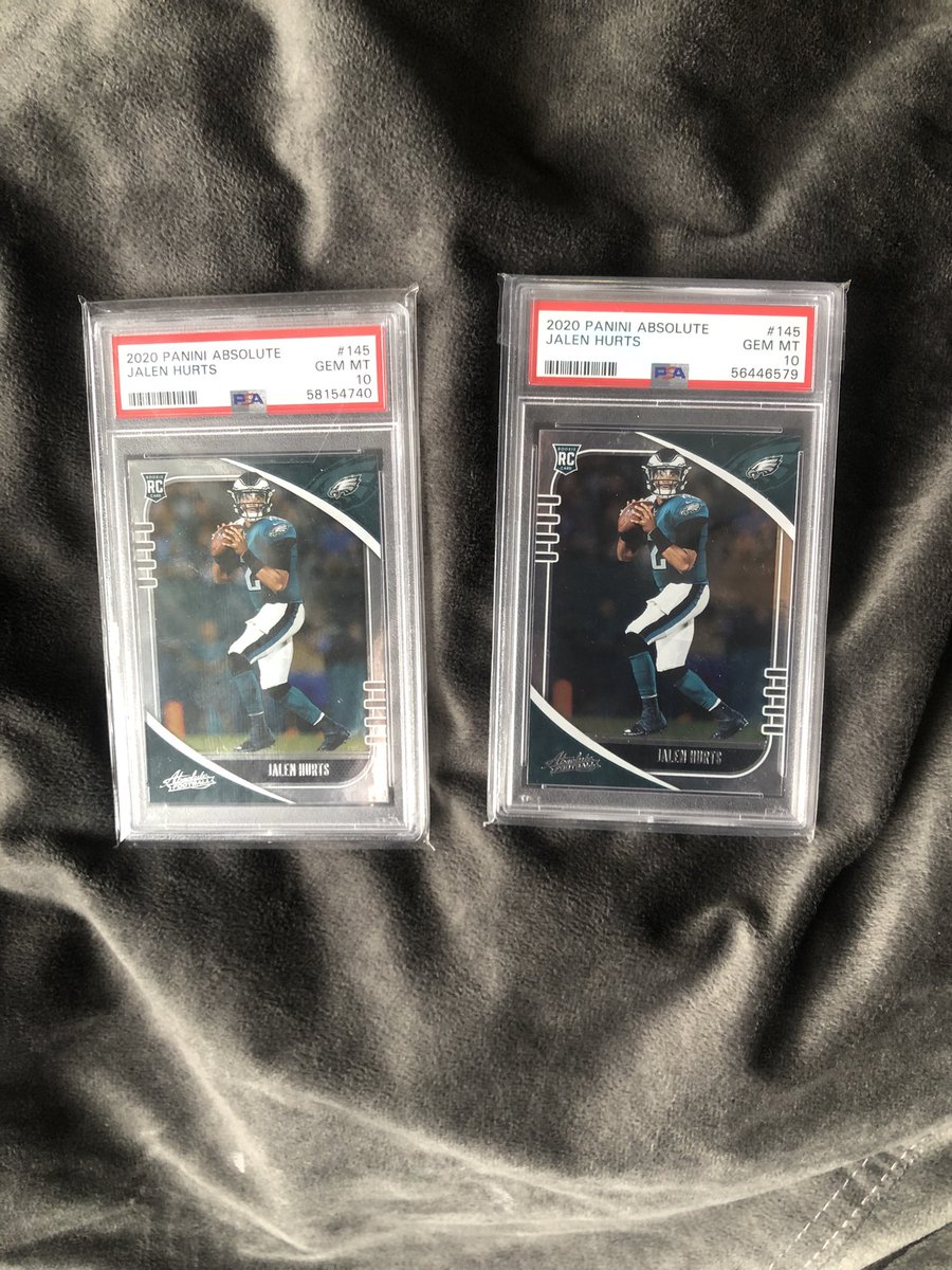 Have a pair of Hurts PSA 10’s. 60 each shipped or both for 110!