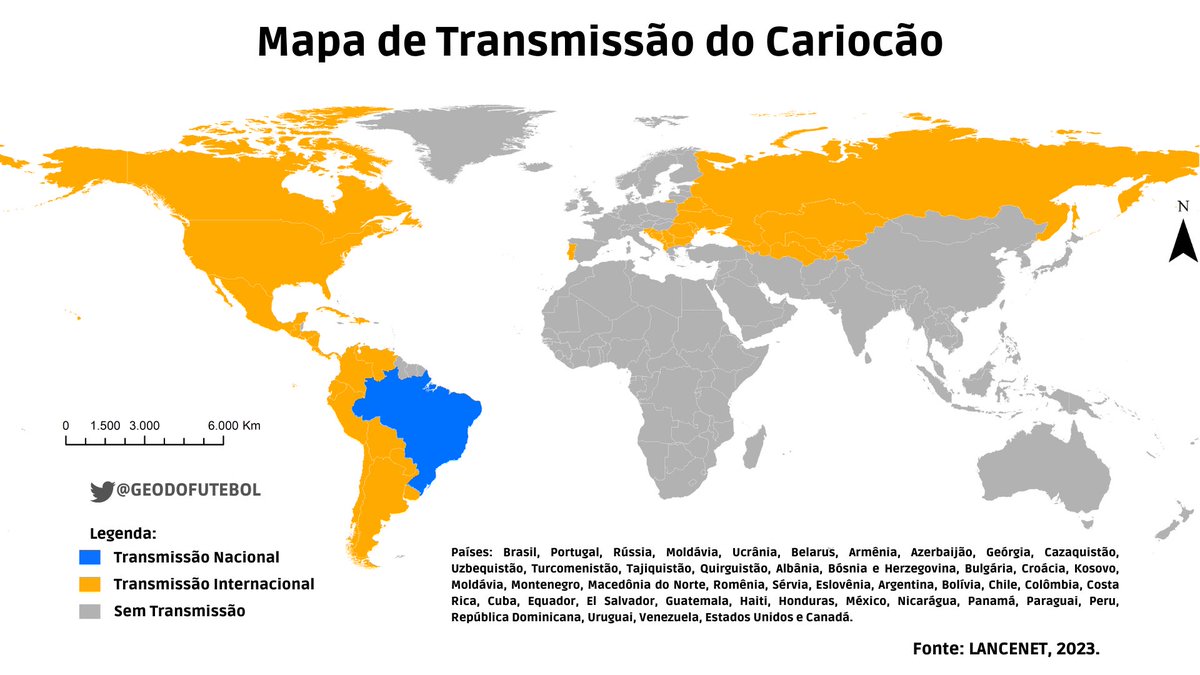 geodofutebol's tweet photo. Reta final de @Cariocao 2023 e muita coisa rolou. O Campeonato Carioca passa por um processo de internacionalização de sua marca que é bem interessante.

Jogos de Flamengo, Fluminense, Vasco, Botafogo, Volta Redonda, Bangu… televisionados para 44 países 🗺️👇 https://t.co/6vMiLowrE9