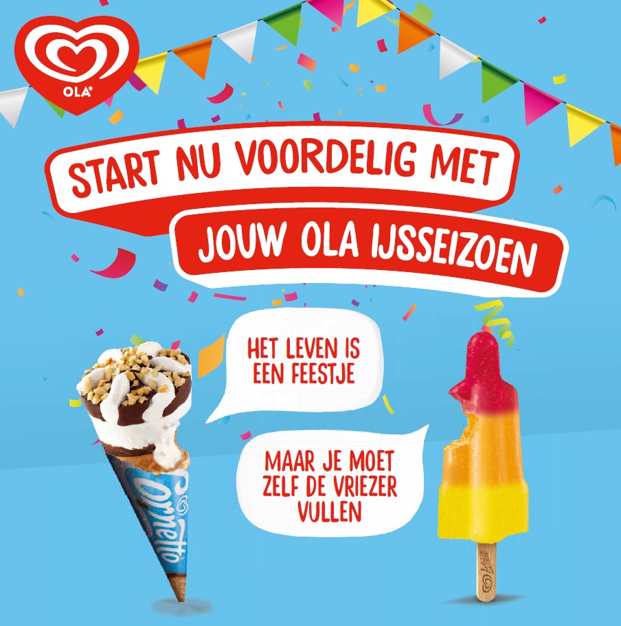 🌼Vandaag start om 22:24 uur officieel de lente!
Ben jij er al klaar voor? 
Start jouw OLA ijsseizoen nu met extra veel korting.
Bestel voor 1 april 2023 via unileverpartners.nl en profiteer van 5+1 of 13+3 GRATIS.

#fooxgroothandel #hartelijkgeleverd #olaopstartactie #olaijs