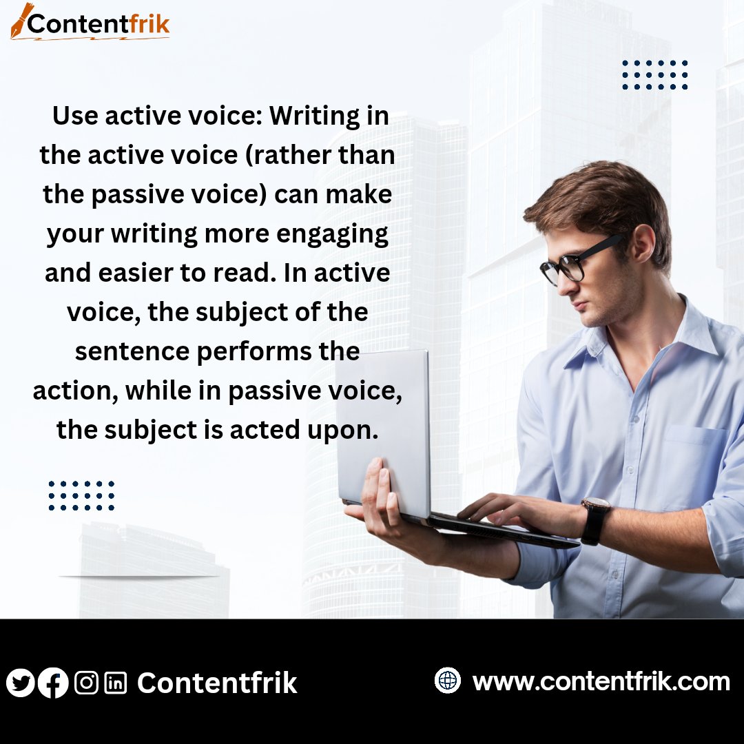 contentfrik's tweet photo. Also, visit our official website https://t.co/zDMu3mkeGS in order to get notified when we launch.
#writingtips #writingtricks #contentmarketing #contentcreation #contentmarketing #writingservices #copywriting #writingforbrands #articlewriting #blogcontentwriting #socialmedia https://t.co/eh8JWzHlJ7