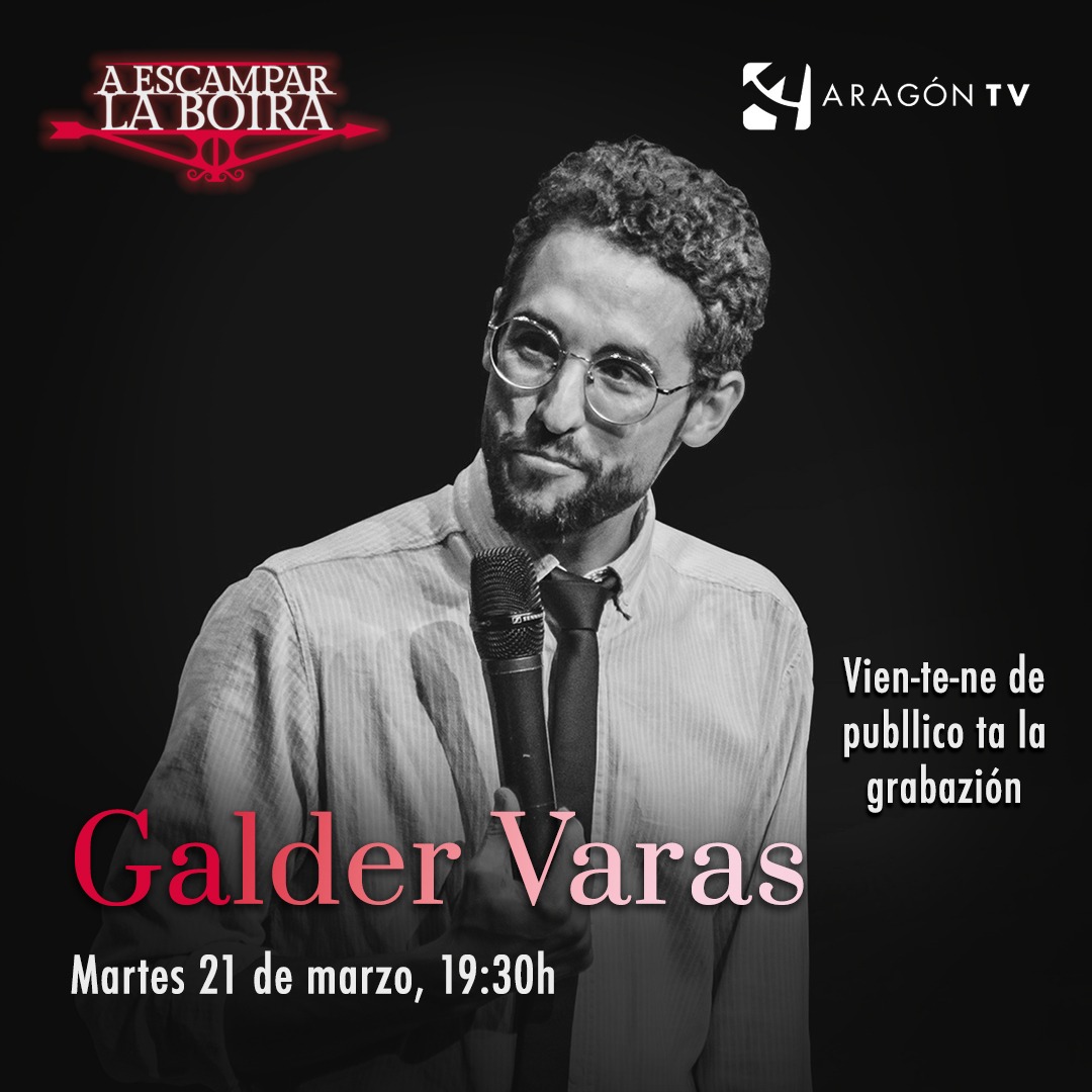 jorge_pueyo95's tweet photo. Mañana, martes 21, al Teatro del Colegio Mayor Pedro Cerbuna de Zaragoza. 

A Escampar La Boira con @ArturoGCampos y @galdervaras 

Apunta-te gratis de publlico: https://t.co/dnERrbLo5o https://t.co/fkA6SvHxsL