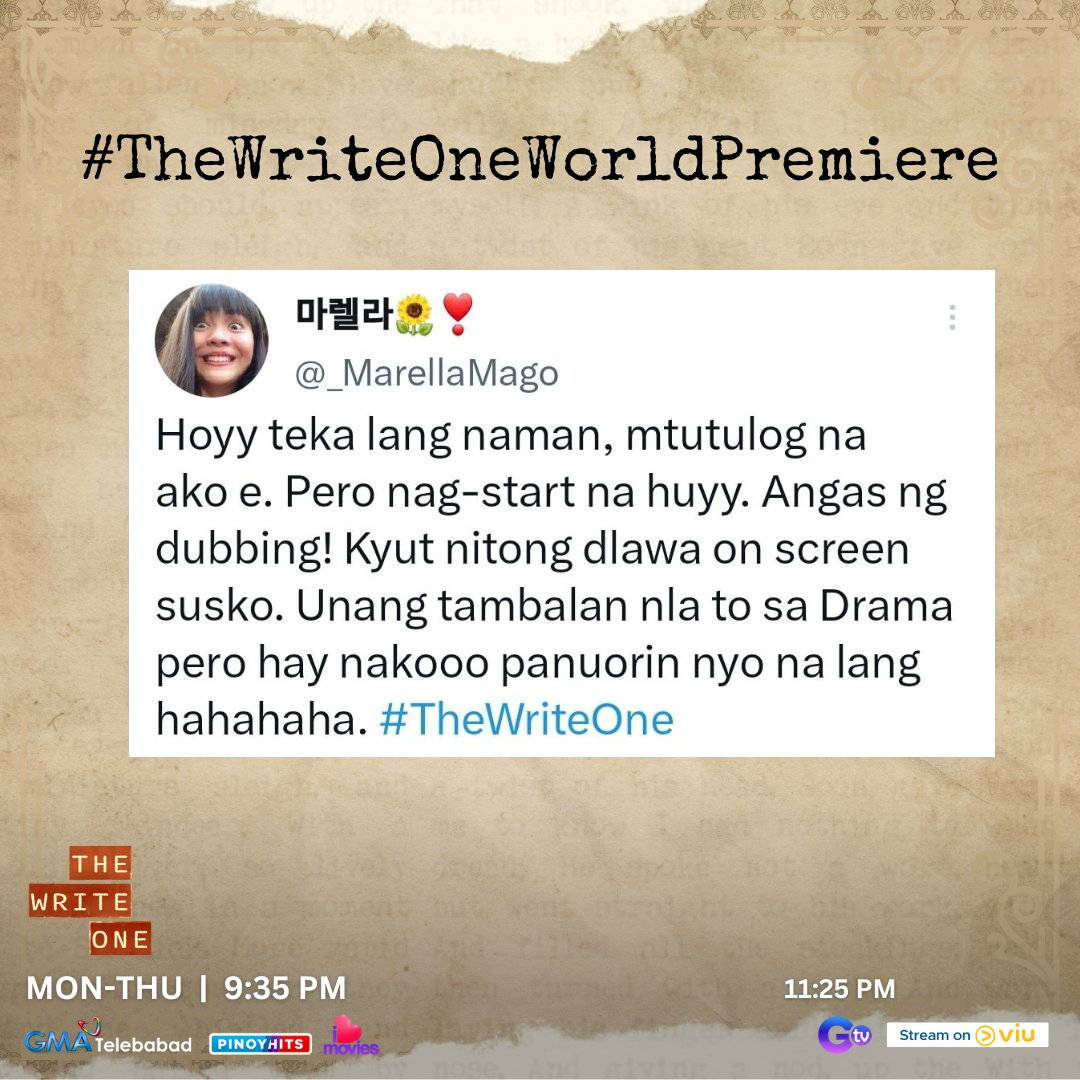 GMA_PA's tweet photo. #TheWriteOneWorldPremiere https://t.co/ngrEBp9WKZ