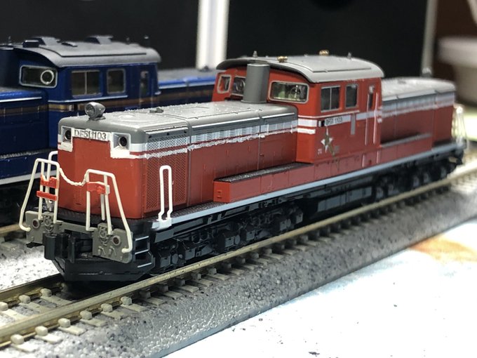 完成報告ターイム國鉄DF51-1103号機(一般色流れ星💫)が落成しました〜✨✨RAIL WARS! に出てくるDF51