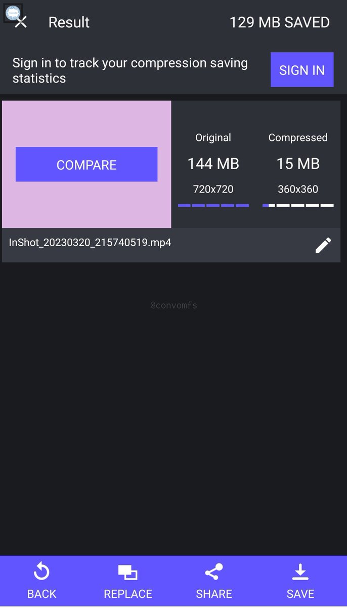 convomfs's tweet photo. 🤍 SEMOGA YANG BIKIN APP KOMPRES VIDEO INI MASUK SURGAAAA https://t.co/nrz7jO5E8M