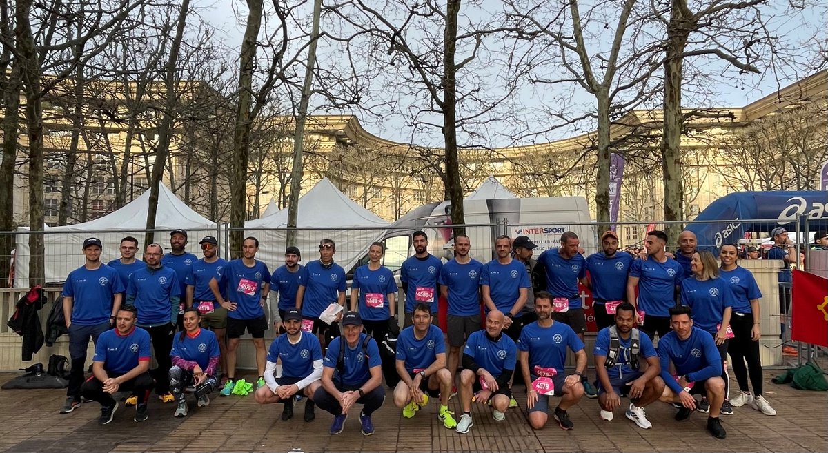🏅Félicitations à nos 30 agents pour leur participation au #MarathonMontpellier 2023 🏃🏼‍♀️🏃🏼‍♂️! 
Vous avez représenté <a href="/enedis/">Enedis</a> et la #TeamFranceElectrique avec brio. Merci pour votre implication et votre engagement à ce rendez-vous sportif ! ☀