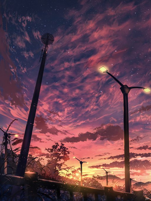 「lamppost star (sky)」 illustration images(Latest)