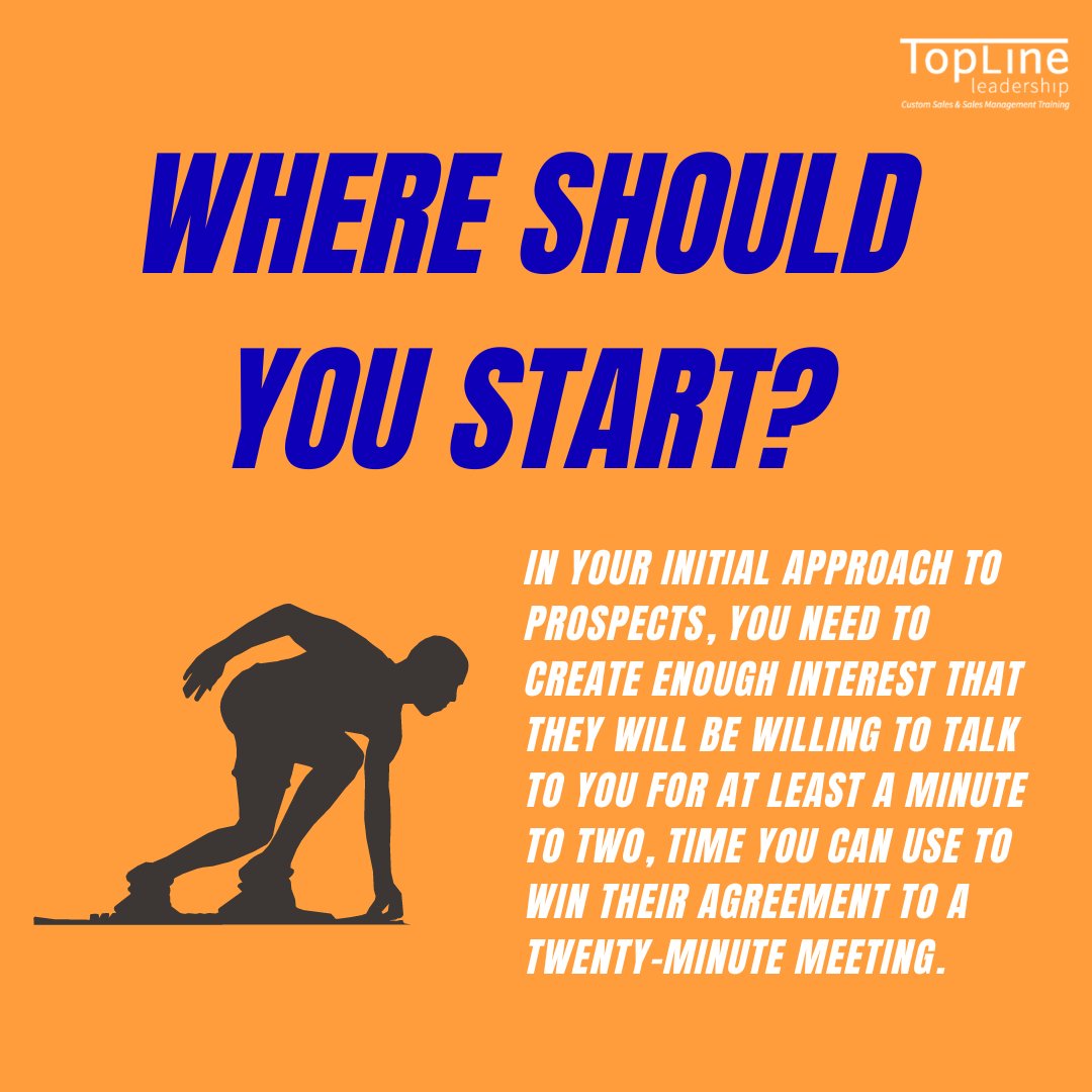 kevinfdavis's tweet image. What is a Student&apos;s goal? The twenty-minute appointment with a potential customer! 🗓️

To learn more about getting your first appointments, check out my online sales training course, &quot;Slow Down, Sell Faster!&quot;: bit.ly/3fadNRH

#sales #salestraining #salescourse #sales101