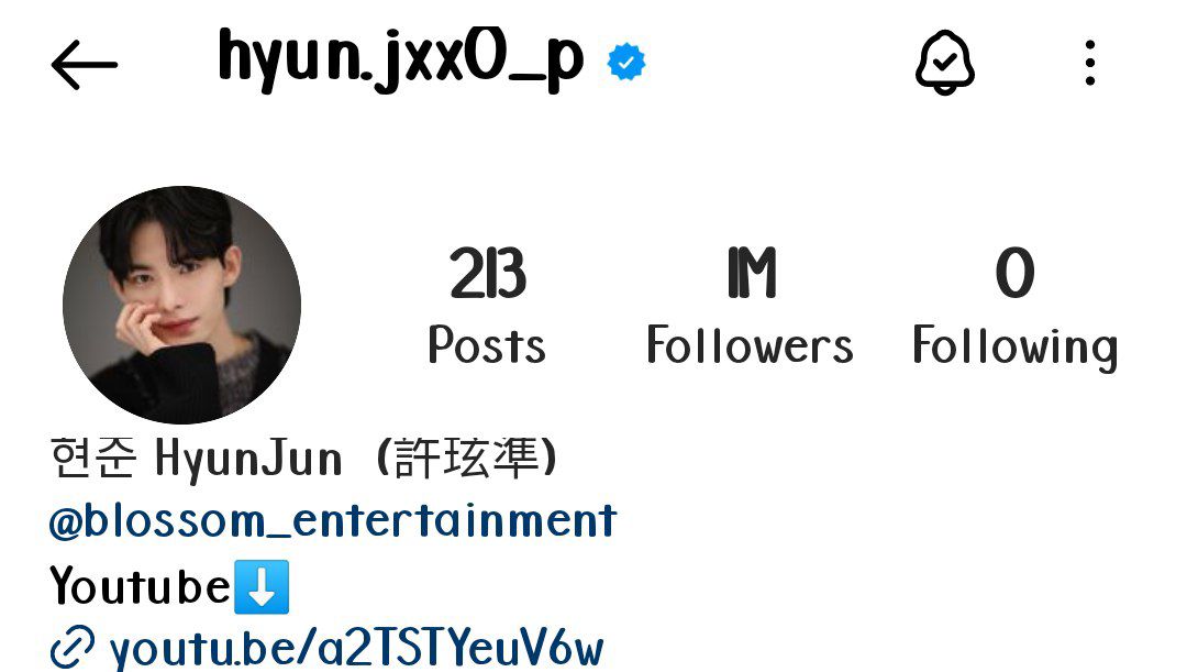 HurBrasil's tweet photo. πΌ #IGPROFILE β’ 20.03.2022
Hyunjun alterou sua foto de perfil no Instagram... de novo π
#ννμ€ #HYUNJUN #νμ€ #HYUNJUNHUR #HURSHEYS https://t.co/2LsUIzVRcs
