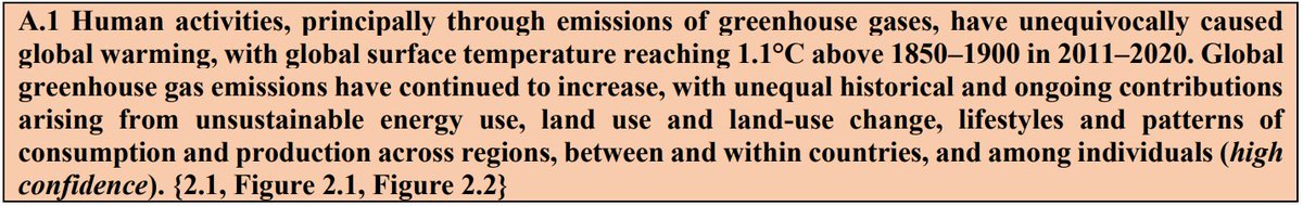 Le_Reveilleur's tweet image. Fin non exhaustif sur la synthèse du sixième rapport du GIEC.

1) Le changement climatique est réel.
2) Oui c&apos;est nous (et majoritairement à cause de l&apos;utilisation de ressources fossiles).