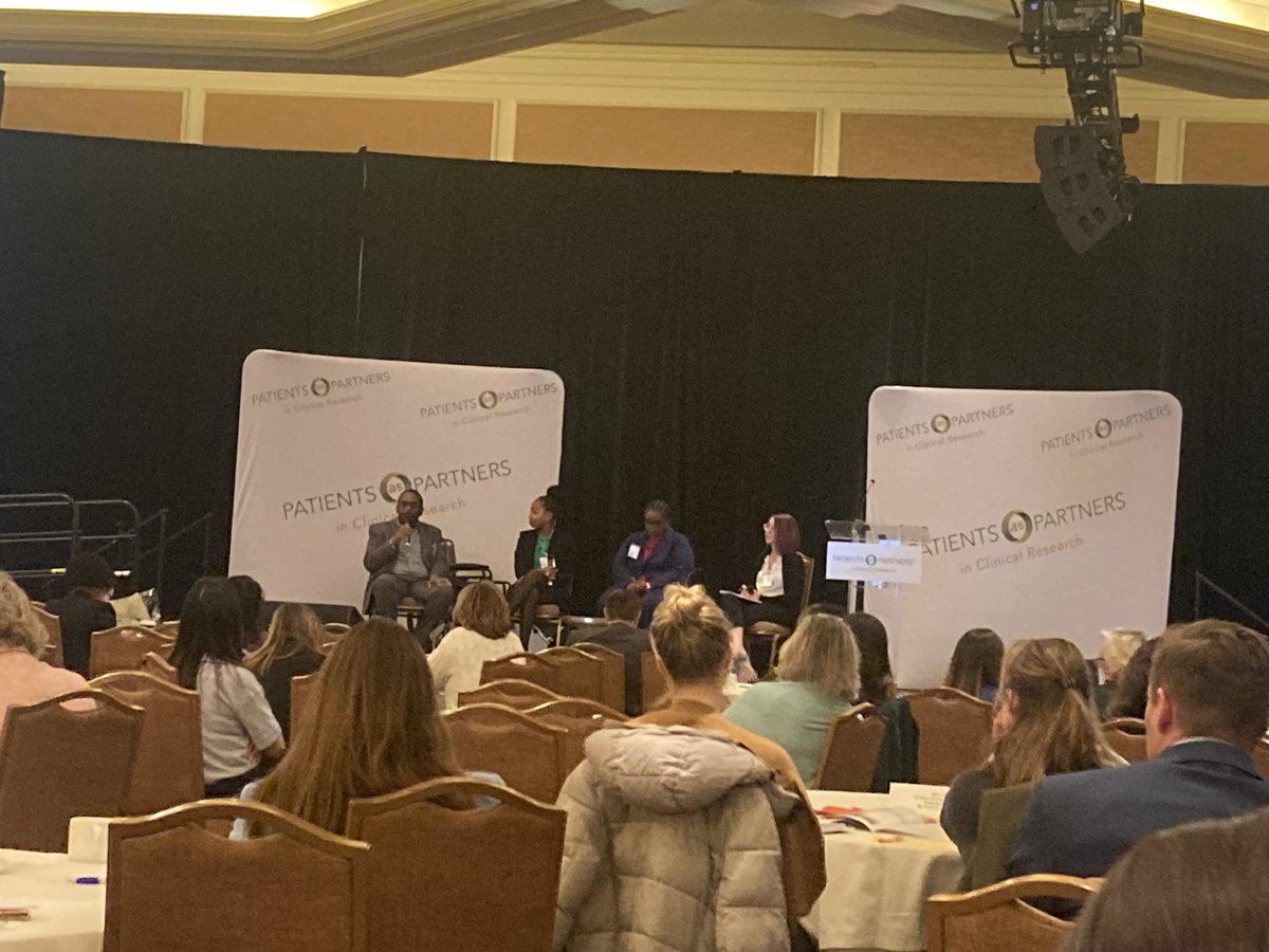 timturnham's tweet photo. Panel discussion with people who have been in clinical trials. African Americans comprise over 40% of Lupus patients, but only 3% of Lupus trial participants! https://t.co/d8JhV1XAd8