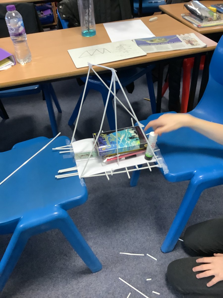 P7_SMOS's tweet photo. a team building STEM challenge in P7 this afternoon. The children had to apply their problem solving skills to create a bridge that was at least 30cm long and could hold a weight. 😎🌁🛠️ @SMOSPrimary @STEMedscot @STEMLearningUK @MrDormanSTEM #STEMnl #STEMnation #STEMScot #STEM https://t.co/i38CFQzH9y