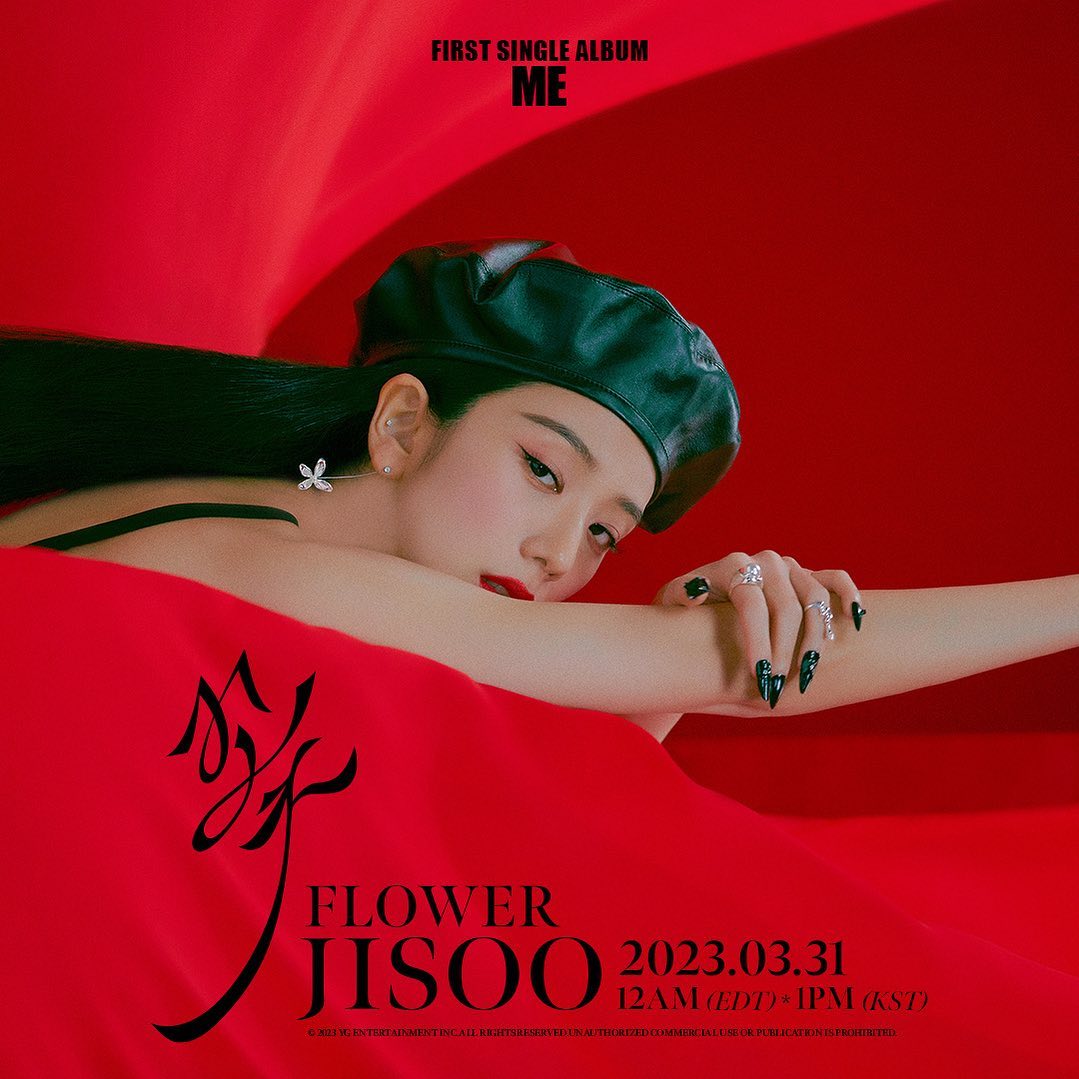 UMG's tweet photo. RT if you’re ready for Jisoo’s first single album, BLINKS! 🌹꽃 https://t.co/jQUdv2jeoi