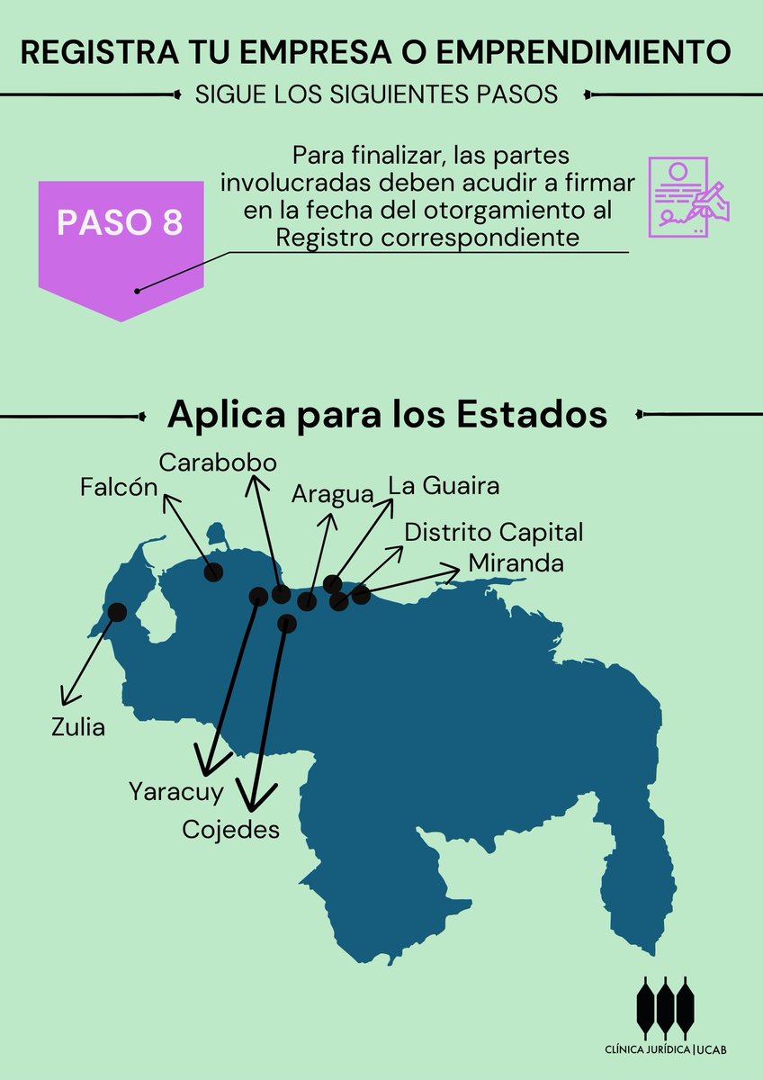 CJuridicaUCAB's tweet photo. Pasos para Registar tu Empresa o Emprendimiento https://t.co/zDhHAwJi6o