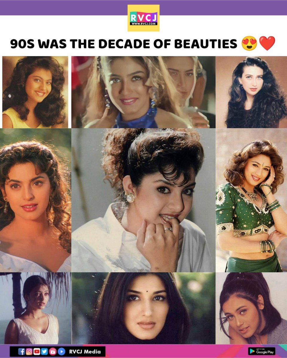 90s beauties 😍
#90sbollywood #bollywood #bollywoodactress #rvcjmovies