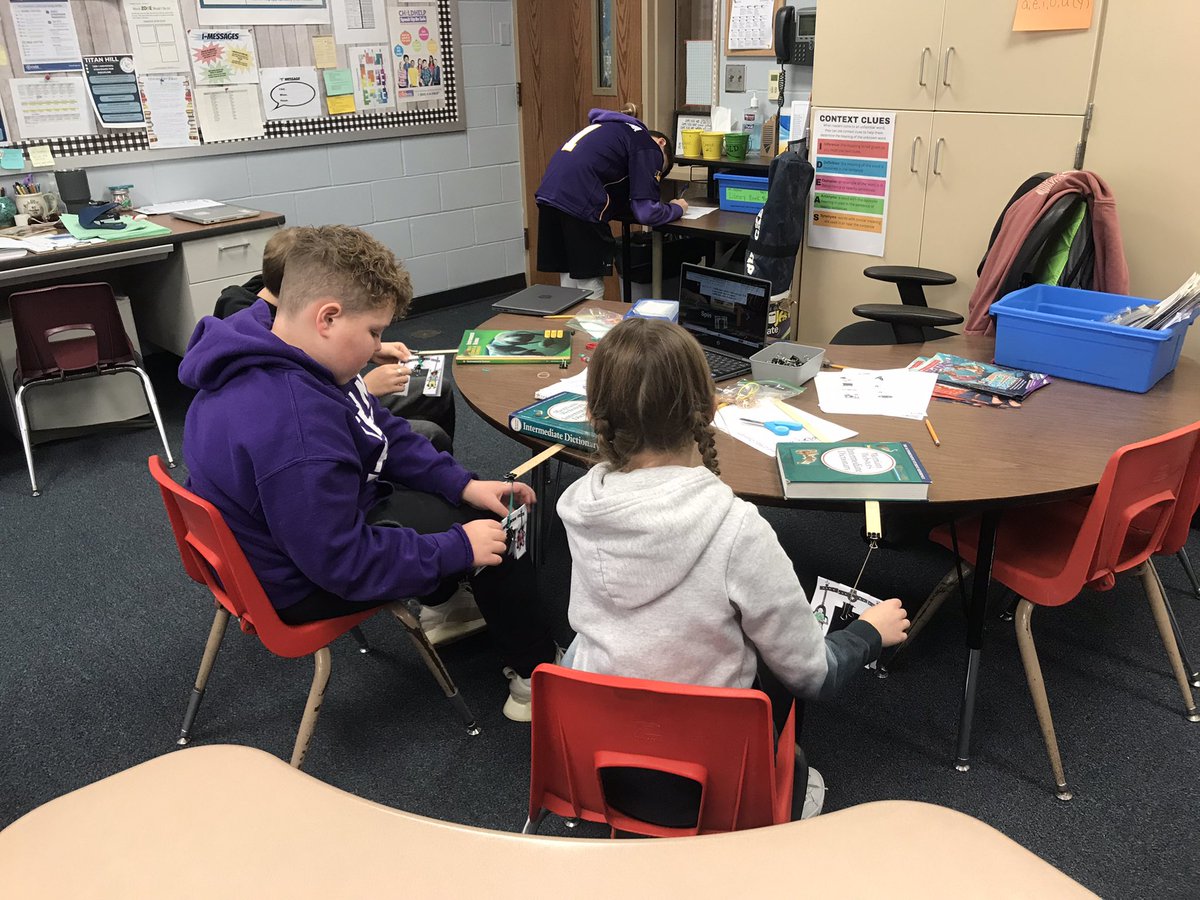 Students collaborating on investigations and lesson assessment. Dialogue sharing thinking builds collective understanding of concepts and ideas.