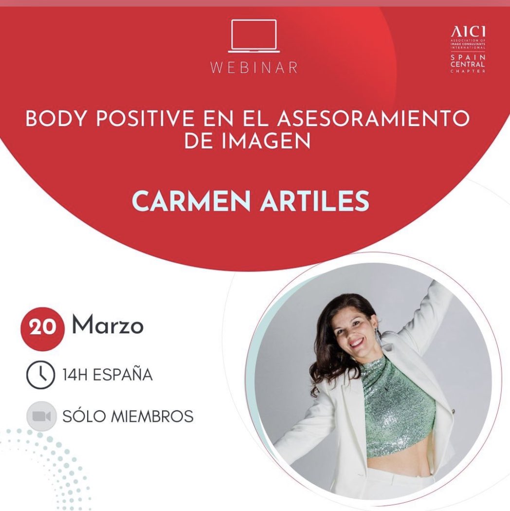 CurvyElegante's tweet photo. Gracias a @AICIGlobal por contar conmigo e impartir esta conferencia para grandes profesionales del asesoramiento de imagen.
#curvyelegante #carmenartiles #eresperfecta #curvassanas https://t.co/t9pUtag2UL