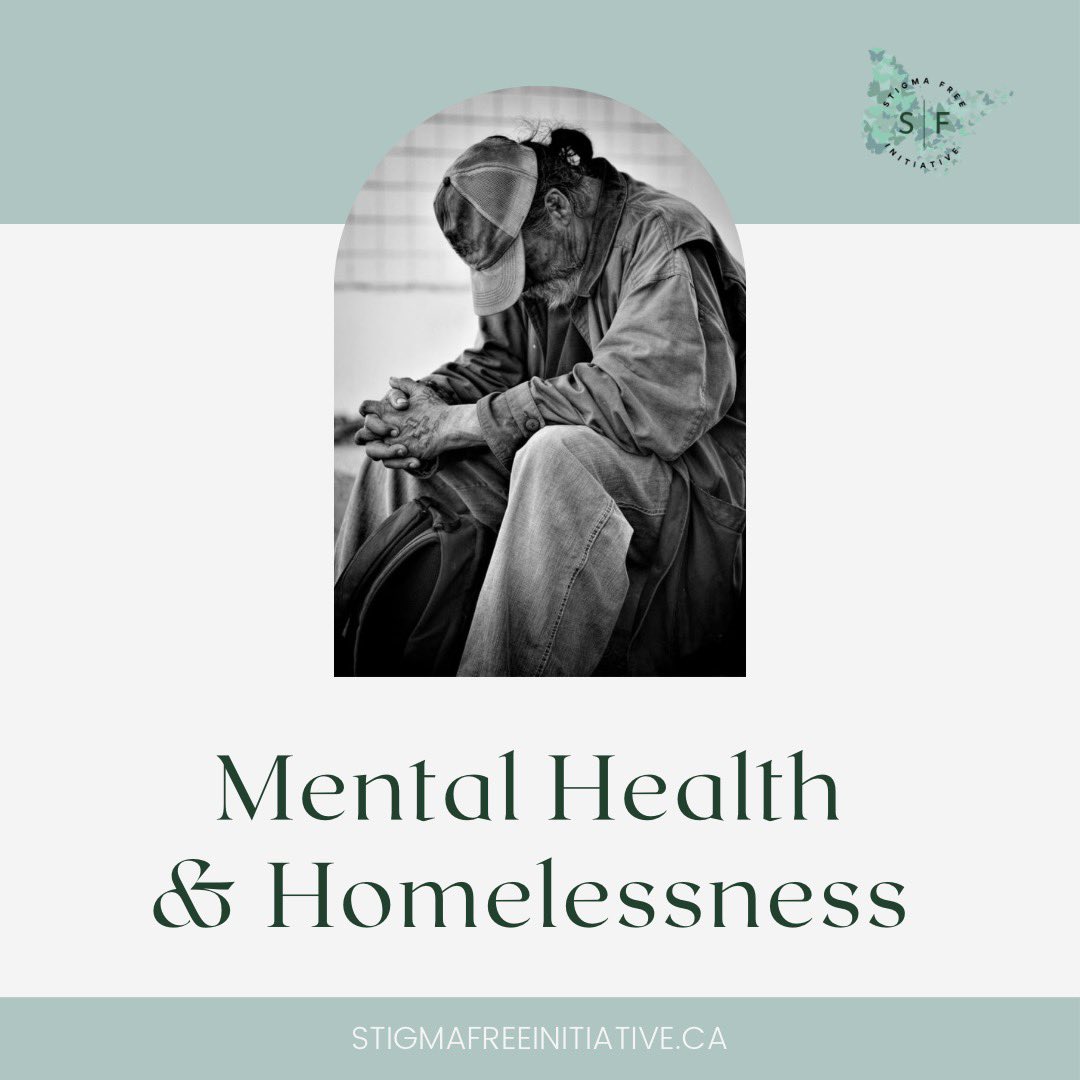 #DidYouKnow according to the Canadian Mental Health Association 25-50% of homeless people live with mental health issues. 

However, there is hope! We are here to connect you with agencies that will best meet your needs. 

#stigmafreeinitiative #homelessness #thereishelp