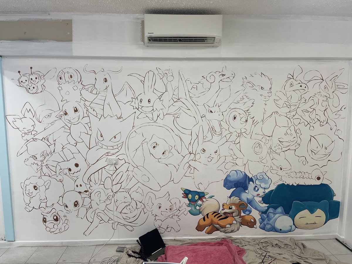 Peep the future stream background 👀 #pokemonart #twitch