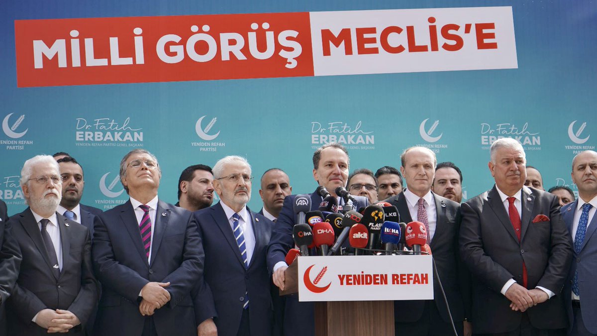 erbakanfatih's tweet photo. 14 Mayıs’ta yapılacak milletvekili seçimlerine tüm seçim bölgelerinde, herhangi bir ittifaka dahil olmadan, müstakil olarak girme kararımızı ve Cumhurbaşkanlığı seçimleri için de Cumhurbaşkanı adaylığımızı ilan ettik. Ülkemize ve tüm insanlığa hayırlar getirmesini diliyoruz. https://t.co/6f355dh1pw