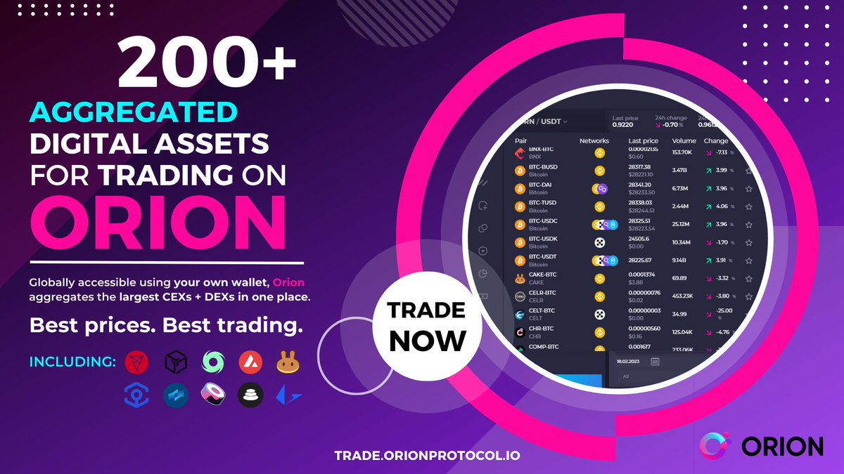 BuildOnLumia's tweet photo. Trade top #crypto assets on #OrionTerminal like a pro ✨

Including:
💡 @trondao
💡 @GoGalaGames
💡 @TornadoCash
💡 @avalancheavax
💡 @PancakeSwap
💡 @ankr
💡 @SushiSwap
💡 @Balancer
💡 @loopringorg
💡 @COTInetwork 

Tell us which project is your favourite.😆

$ORN https://t.co/Mv19bKoO3Z