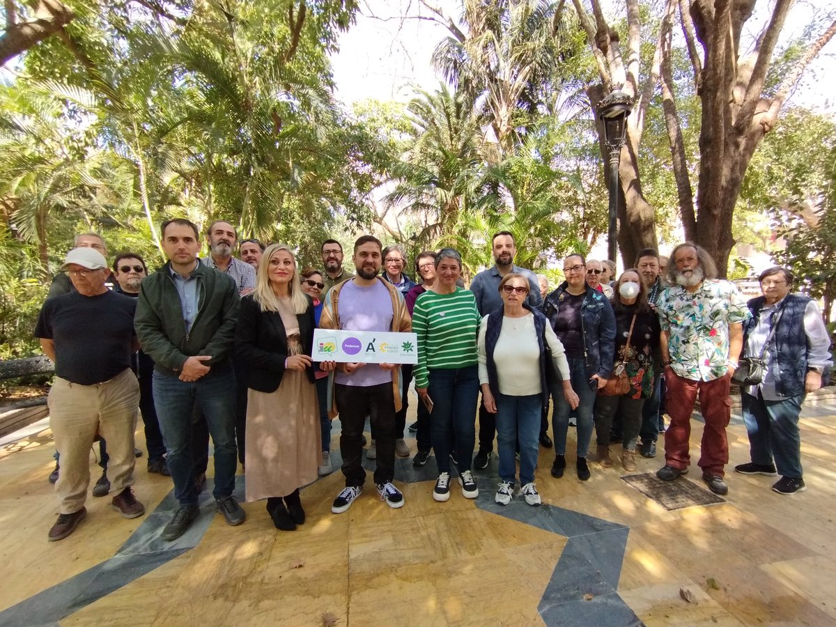 Maribel_Alh's tweet photo. Esta mañana en Marbella presentamos espacio amplio de izquierda progresista donde participa @Podemos y con @MassriPerez cómo nuestro candidato. Día histórico, donde pondremos todo nuestro empeño en gobernar a partir del 29 de mayo y poder transformar la vida de las Marbellíes 💜 https://t.co/wlOzqETCVM