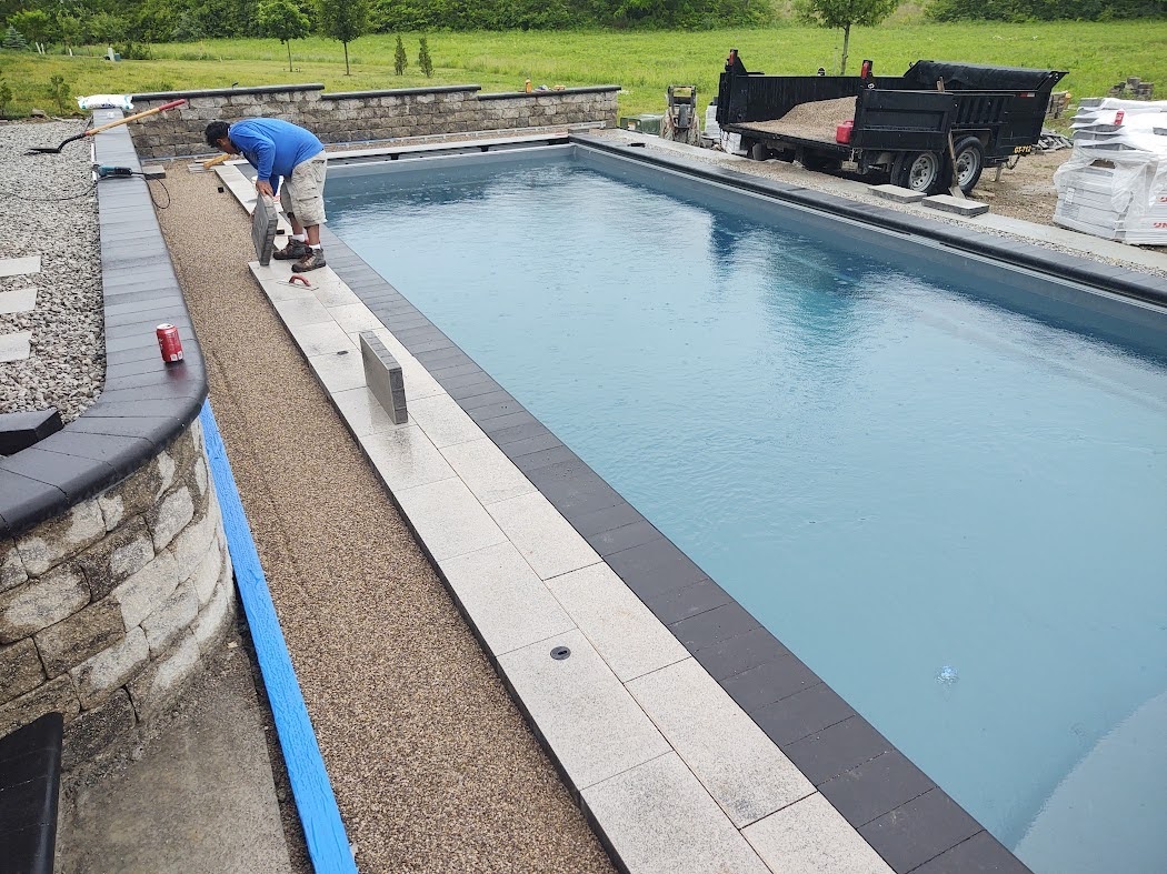 ☀️💦 Take the plunge into a refreshing and revitalizing lifestyle! Contact us today and make your dream of owning a personal oasis a reality. From design to installation, our expert team will guide you every step of the way🥰 . #Columbus #Ohio #Dayton #OhioPoolBuilder #Pools