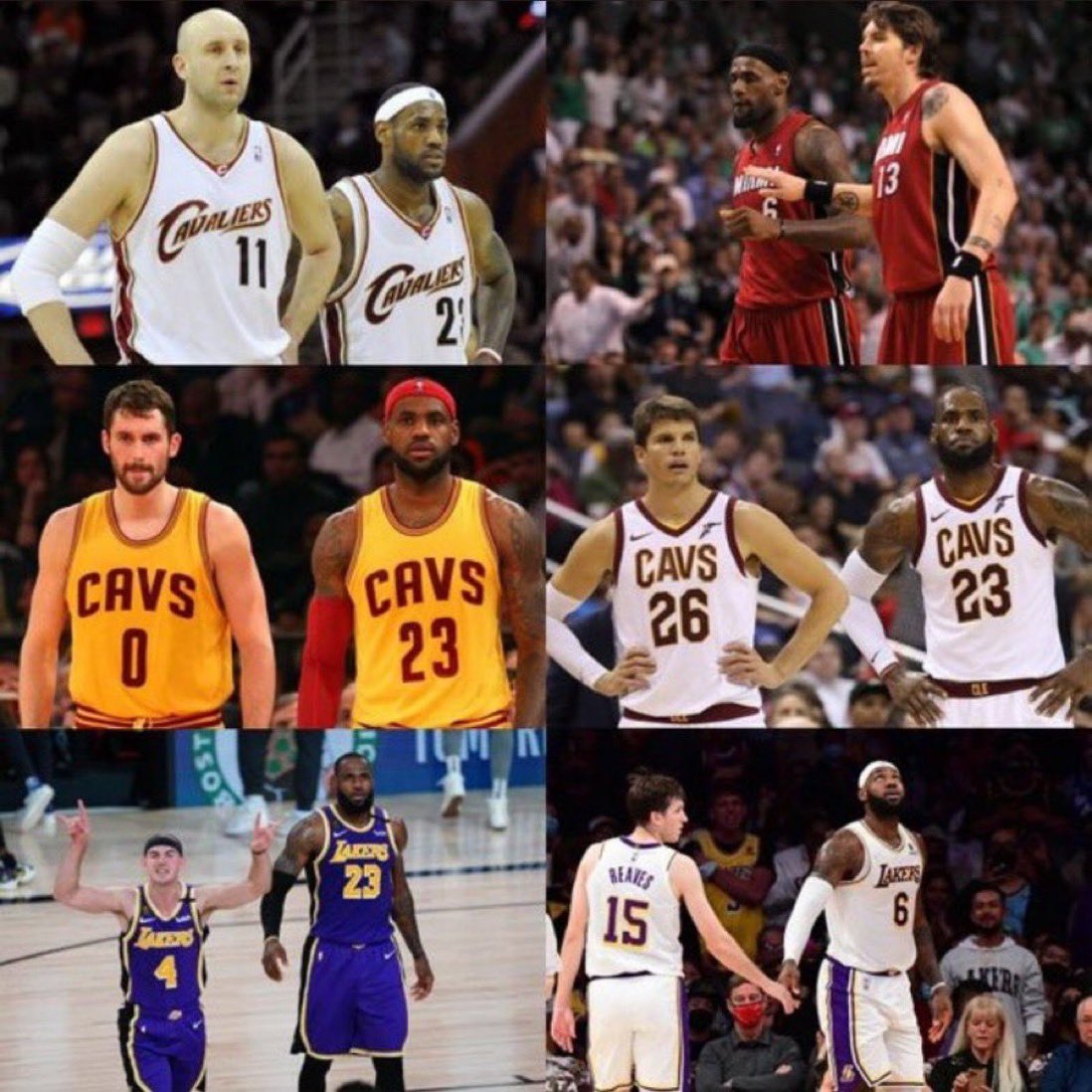 Hoopss's tweet photo. LeBron always got that cold ass white boy on his team😭 https://t.co/EDcMLK99hC