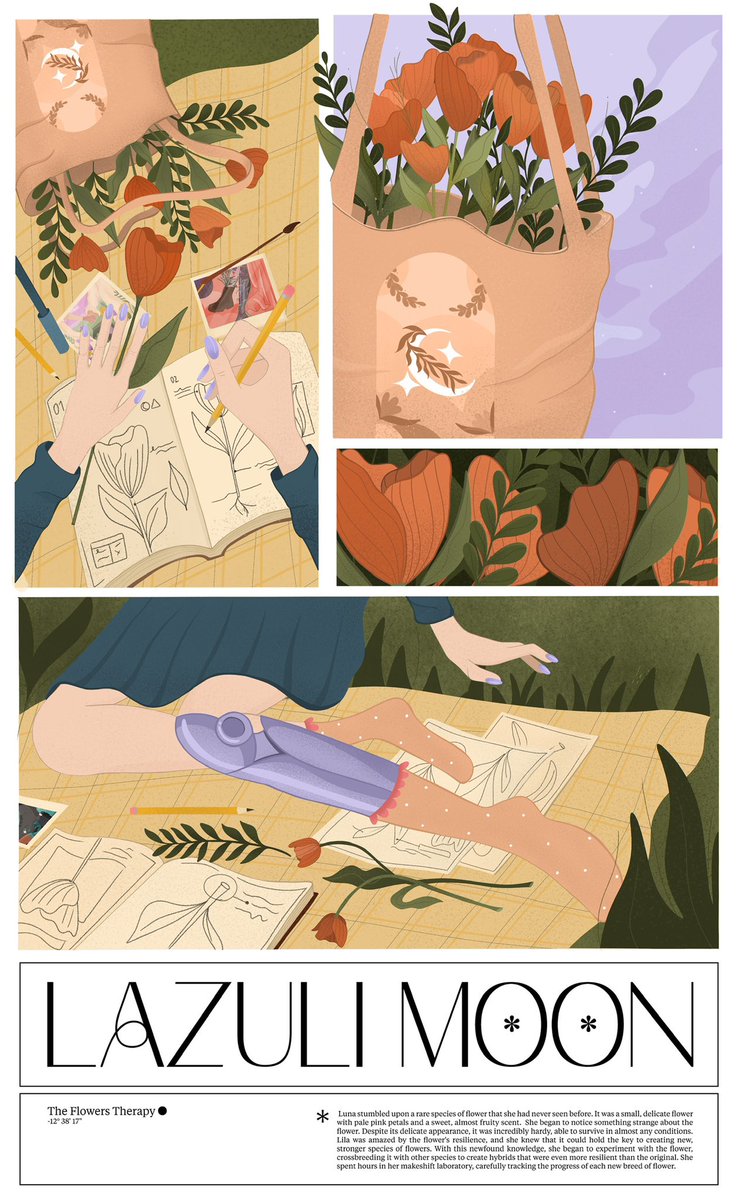 We have been working on a new format of posters combining illustrations and storytelling, using tools like chat GPT to make our stories better and hopefully to connect more with all of you 🤍