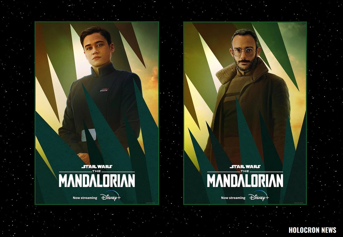 holocron_sw's tweet photo. 🟢🟢 Dos nuevos posters de #StarWars #TheMandalorian con #EliaKane y #PennPershing del episodio "El converso"!!!!
Puedes ver todos los posters individuales de la serie acá ▶️▶️: https://t.co/28WKl0PUIc https://t.co/FLkFjKRhsO
