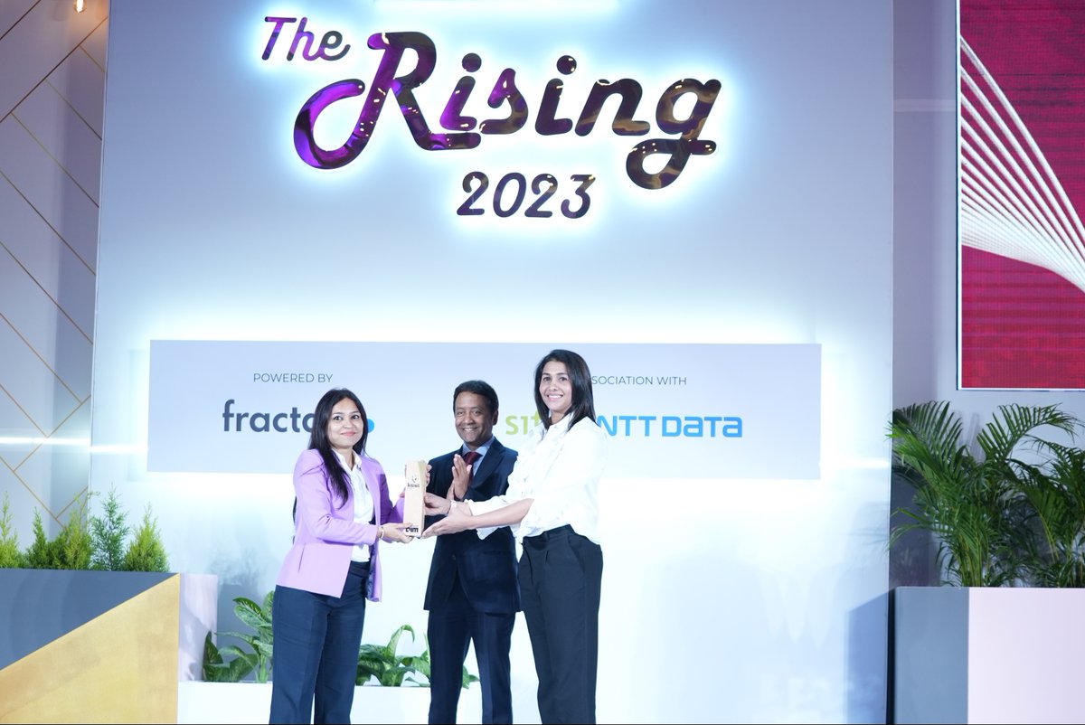 Congratulations to Megha Sinha from our analytics team for winning the prestigious “Women in Tech” Award at #TheRising23! This recognition reinforces our commitment to #DEI and empowering our female employees to realize their full potential and build successful careers in tech.