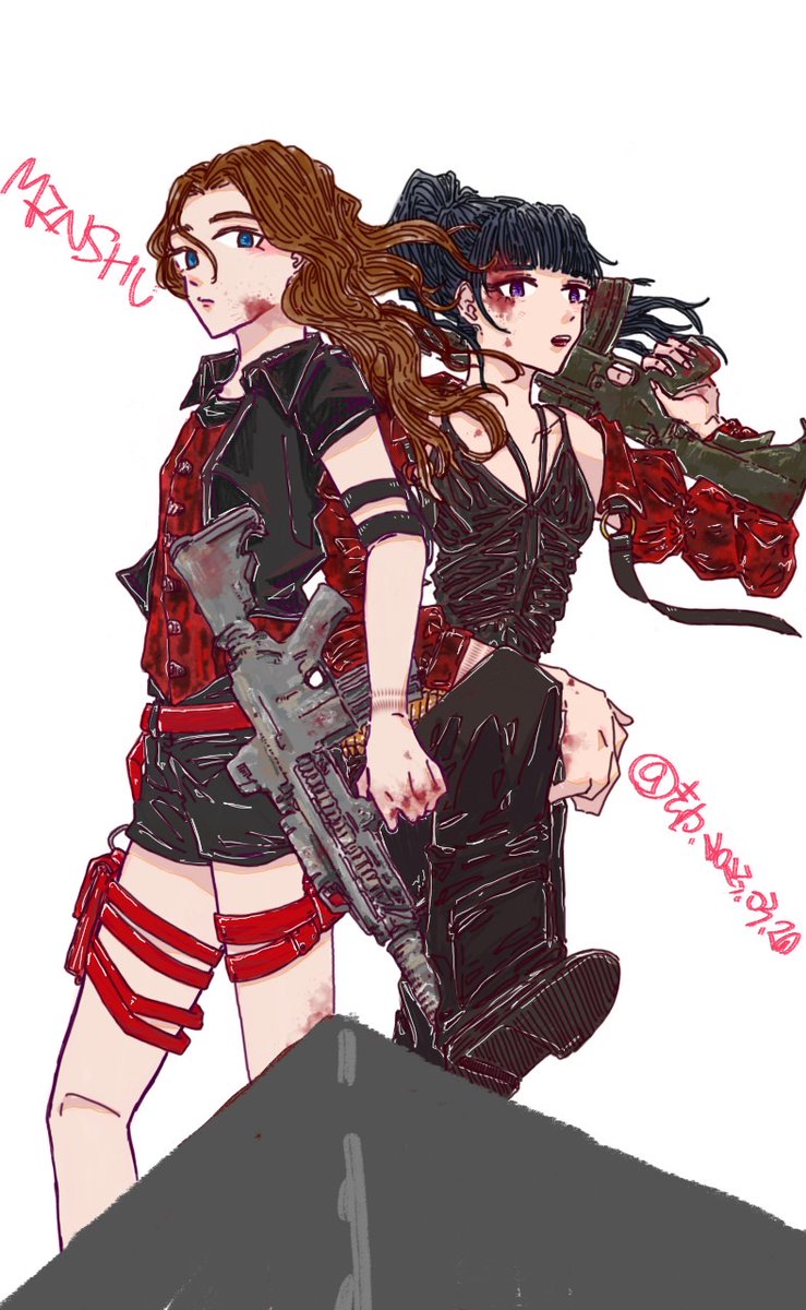 nicoleshui40922's tweet photo. 因為她們的服裝比較有共通性
所以畫了最愛的這兩隻🤗❤️
//
Because their outfit have something in common ,I choose to draw them.
//
Tags:
#GIDLE #여자아이들
#GIDLExPUBG
#GIDLEFANART
#민니 #MINNIE #슈화 #SHUHUA
#舒華 #MINSHU https://t.co/e0H0V6HuRc