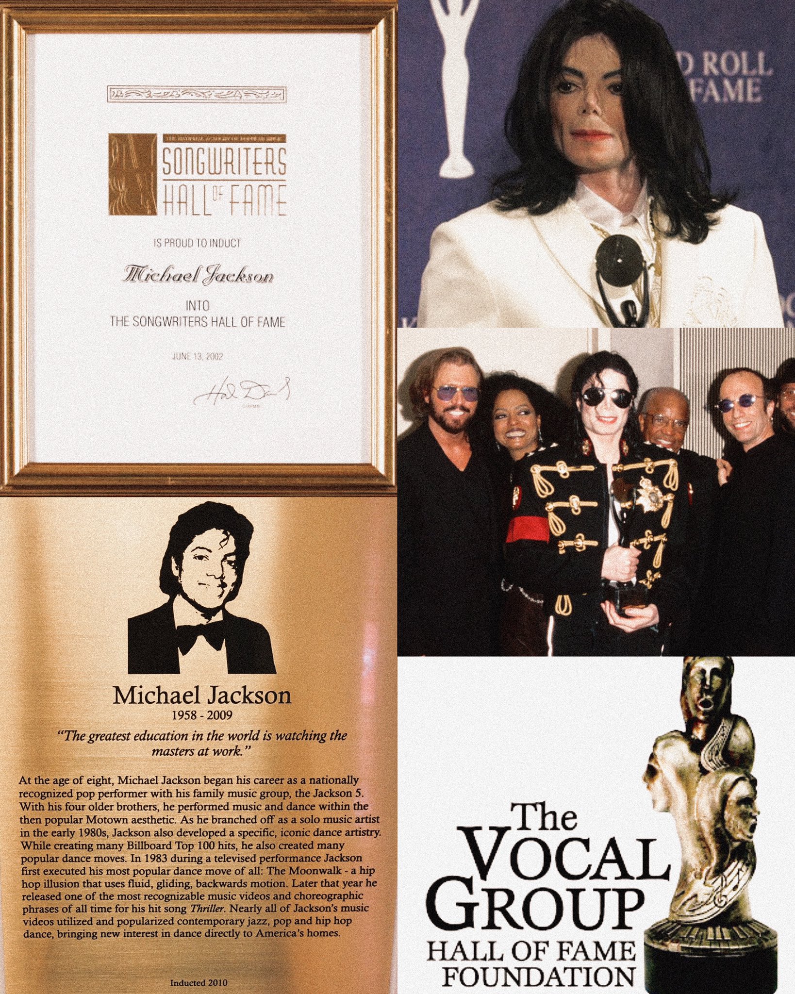 Michael Jackson  Songwriters Hall of Fame