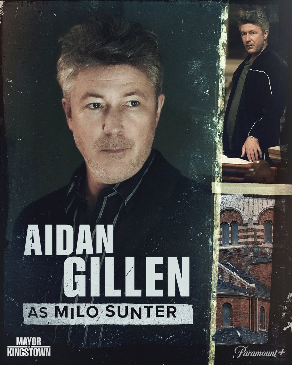 Aidan Gillen as Milo Sunter. #MayorOfKingstown #ParamountPlus