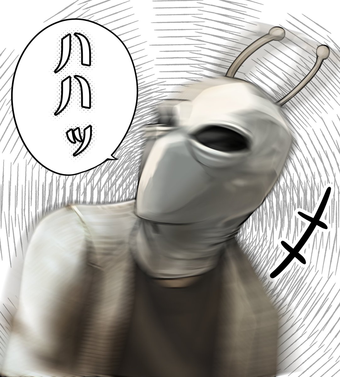 クリスタの回転ぼかしなるほどな 