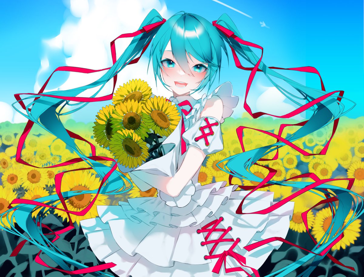 初音ミク 「載せる絵が無いので没絵供養します。 」|₁₀₅₅のイラスト