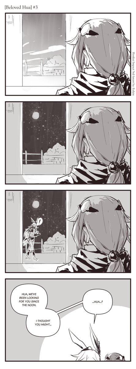 [Beloved Hua]
Elysia just loves her comrades so much. Or too much-(?)
--

Finally swung my pen to draw this old idea into a comic!! (゜∀゜) 