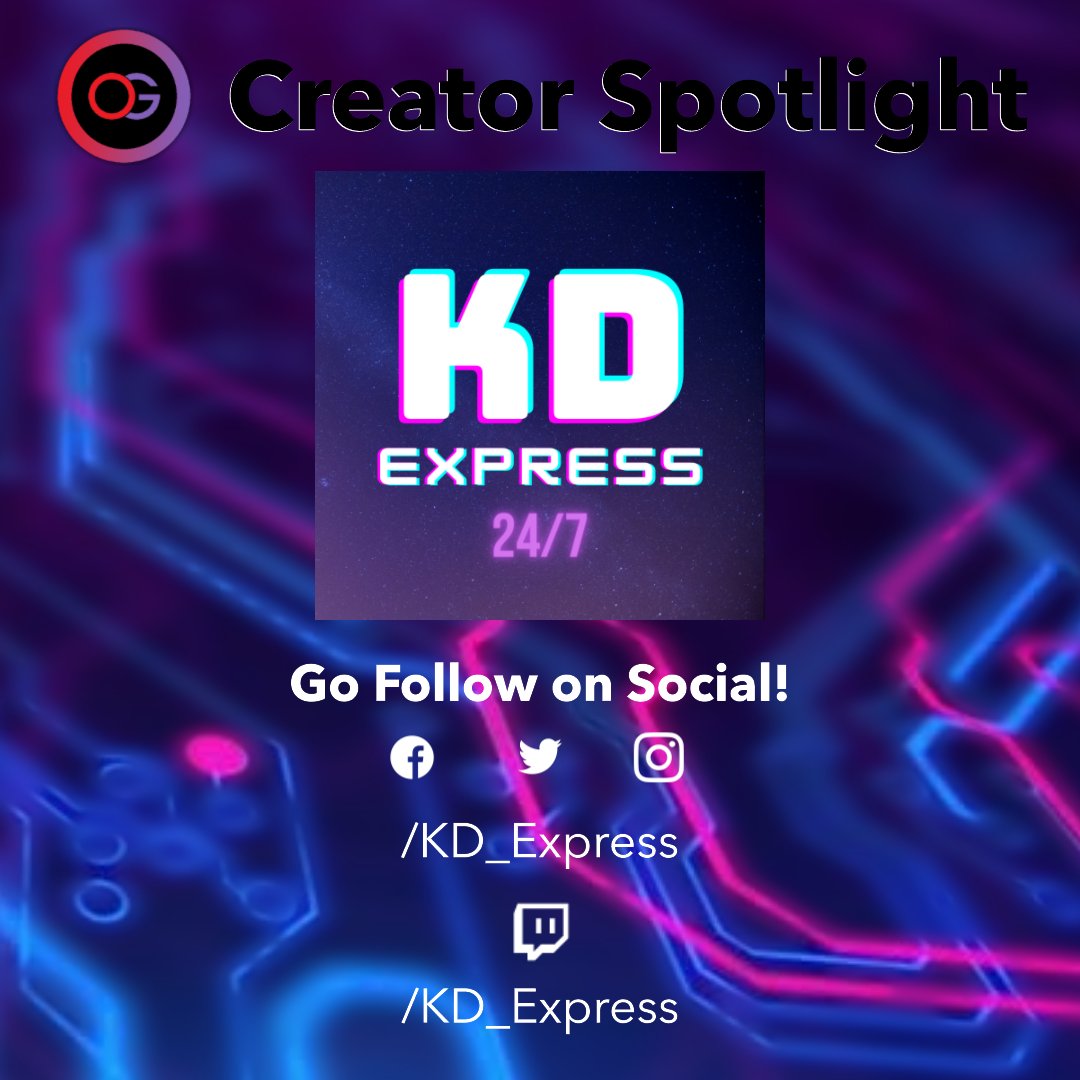 OneGuild4All's tweet image. Please join us in congratulating @KD_EXPRESS_ for being this month's Creator Spotlight! He streams on Twitch AND TikTok, has a very welcoming and positive community and continues to try to understand and learn new things!

#OneGuild4All #Twitch #TikTok #CreatorSpotlight