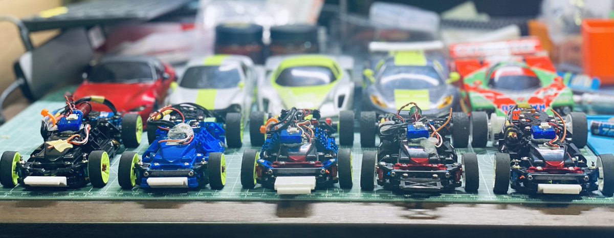 90/94/98/98/102mm all set to race!!