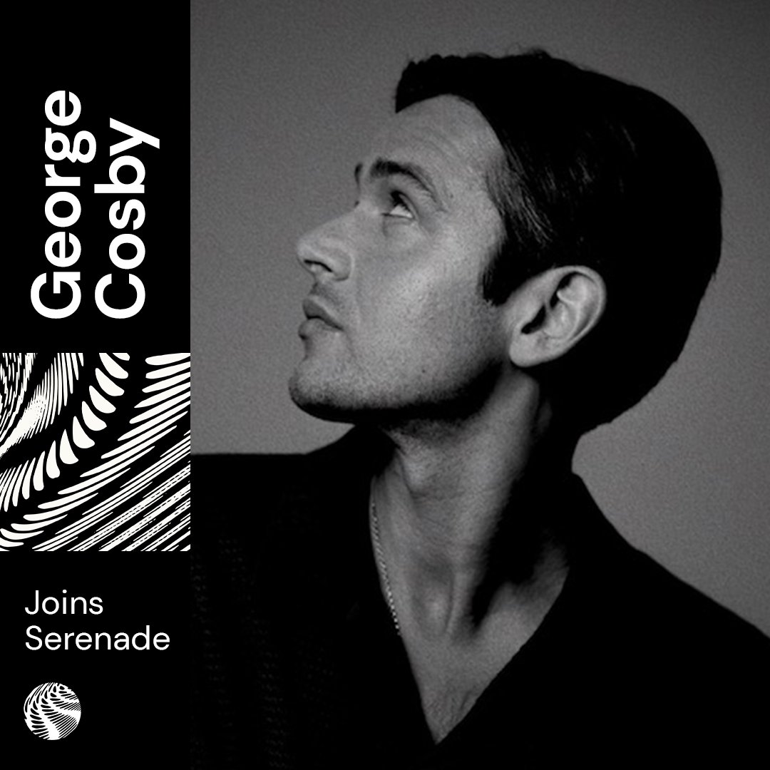 🪩 Please welcome <a href="/GeorgeCosby/">George Cosby</a> to Serenade for his first Digital Pressing! Talk arrives this Wednesday, limited to only 25 editions. Sign-up here laylo.com/serenade/WGsvF