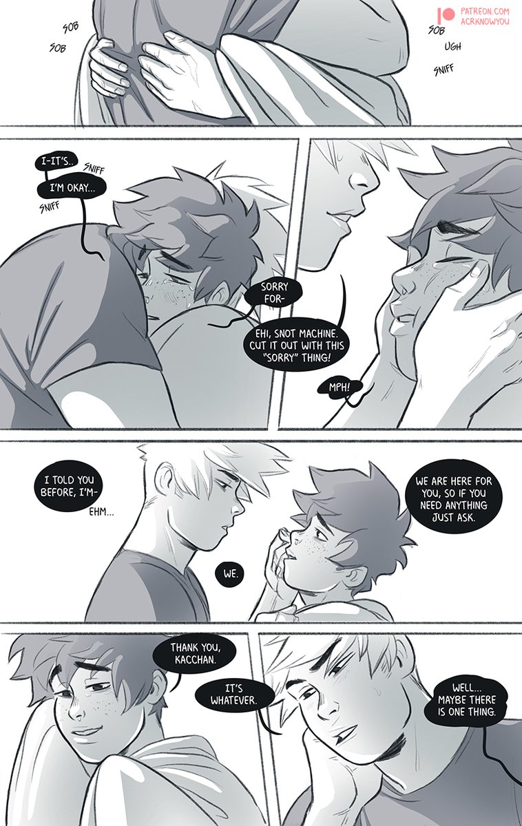 "Ask me anything" (1/2)

In which Deku needs a big bone crushing hug and some decent sleep
#bkdk