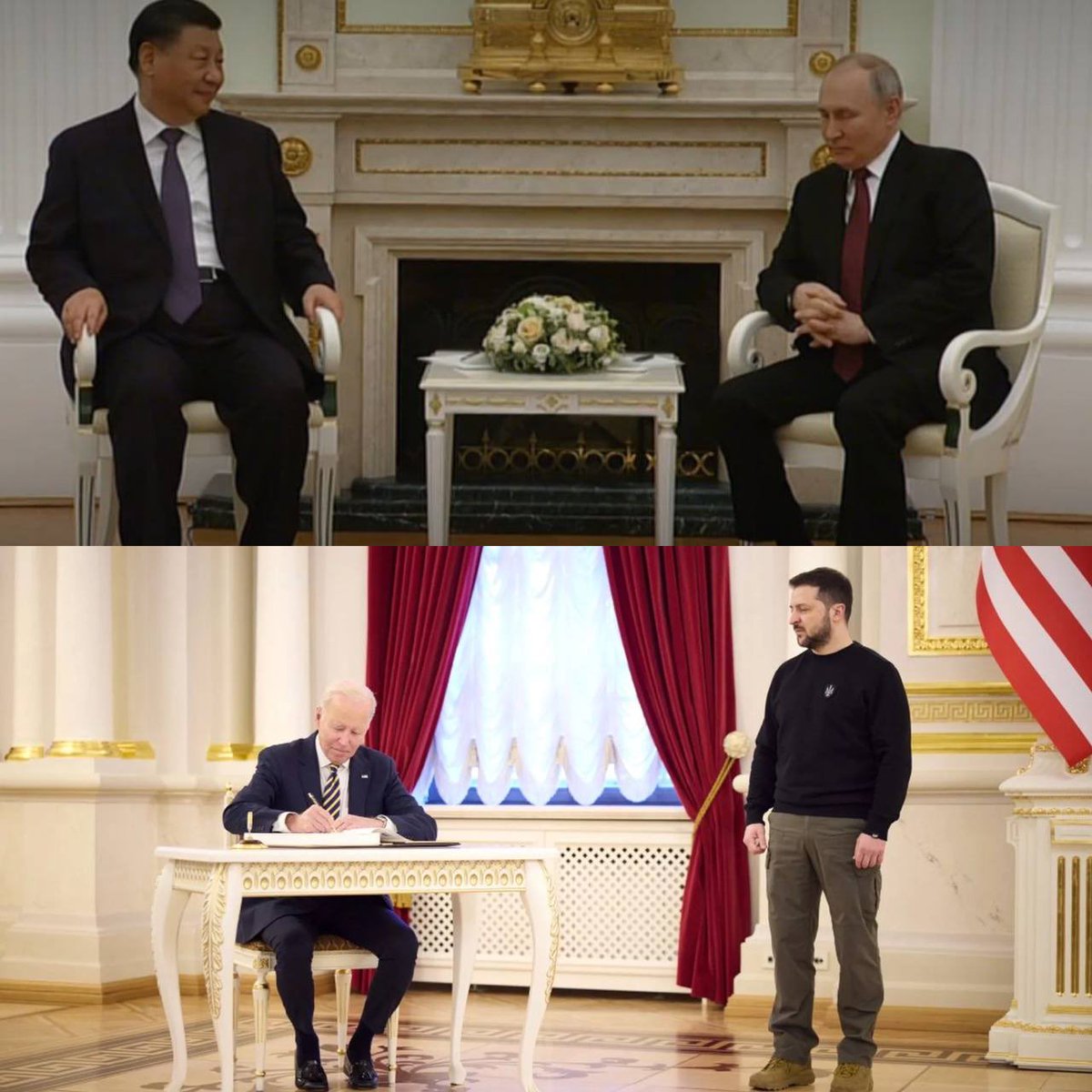 True friendship, equality and multipolarity 
VERSUS
US hegemony and neocolonialism