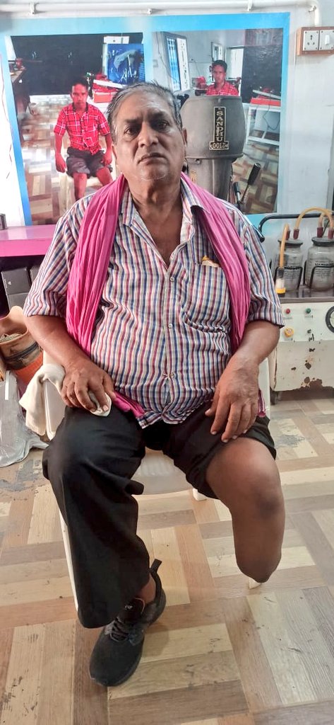 SSEPD2's tweet image. A  geriatric PwD from Jamankira, Sambalpur fitted with prosthesis by DDRC. @CMO_Odisha @Ashokpandabbsr
#OdishaCares
#Geriatric
#Prosthesis 
#SambalpurDistrict
#PwD