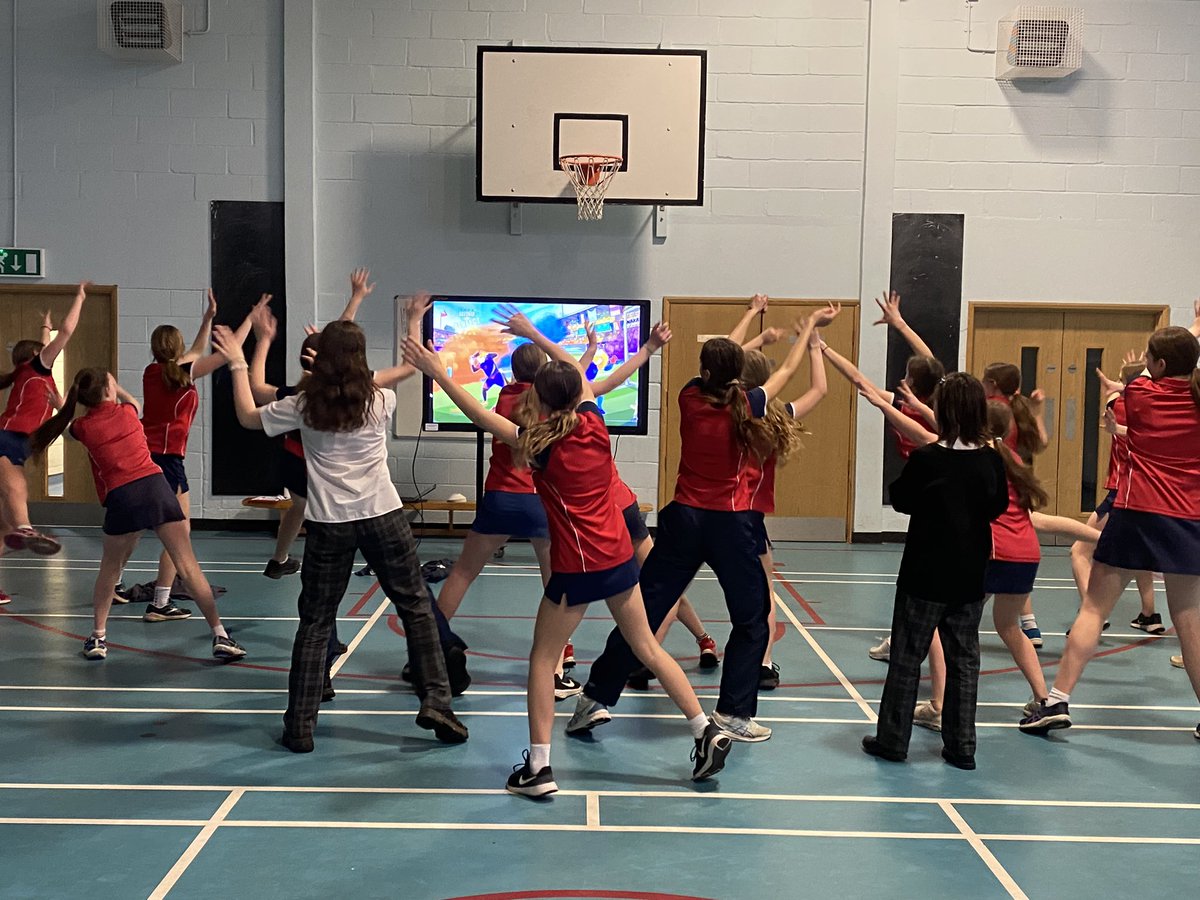 ChurchersSSci's tweet photo. Wet weather means a change of plan for 2nd year games afternoon today - a rotation of Netball, Bouldering and Just Dance #StillActive #StillJumping #GrossBodyCoordination https://t.co/eHWk684rqz