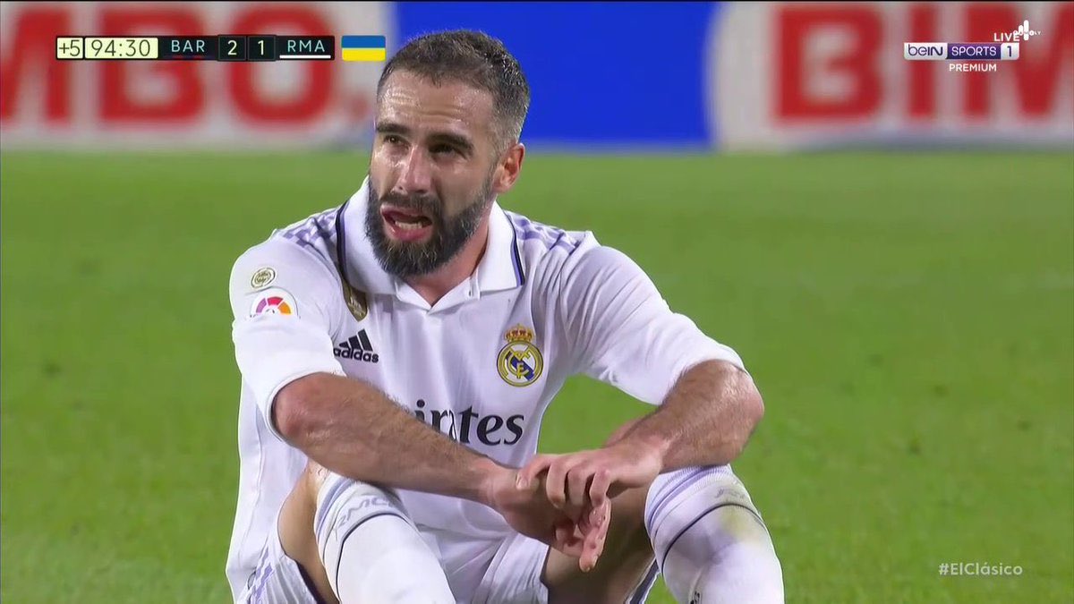 total Barça on X: "Dani Carvajal lost the ball 23 times vs Barcelona yesterday. https://t.co/lHf37VhtQr" / X