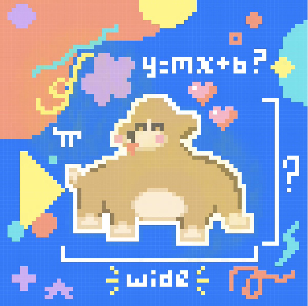 wide dog :) 📖📐✏️